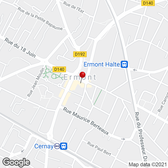 plan d'accès CER Saint-Flaive